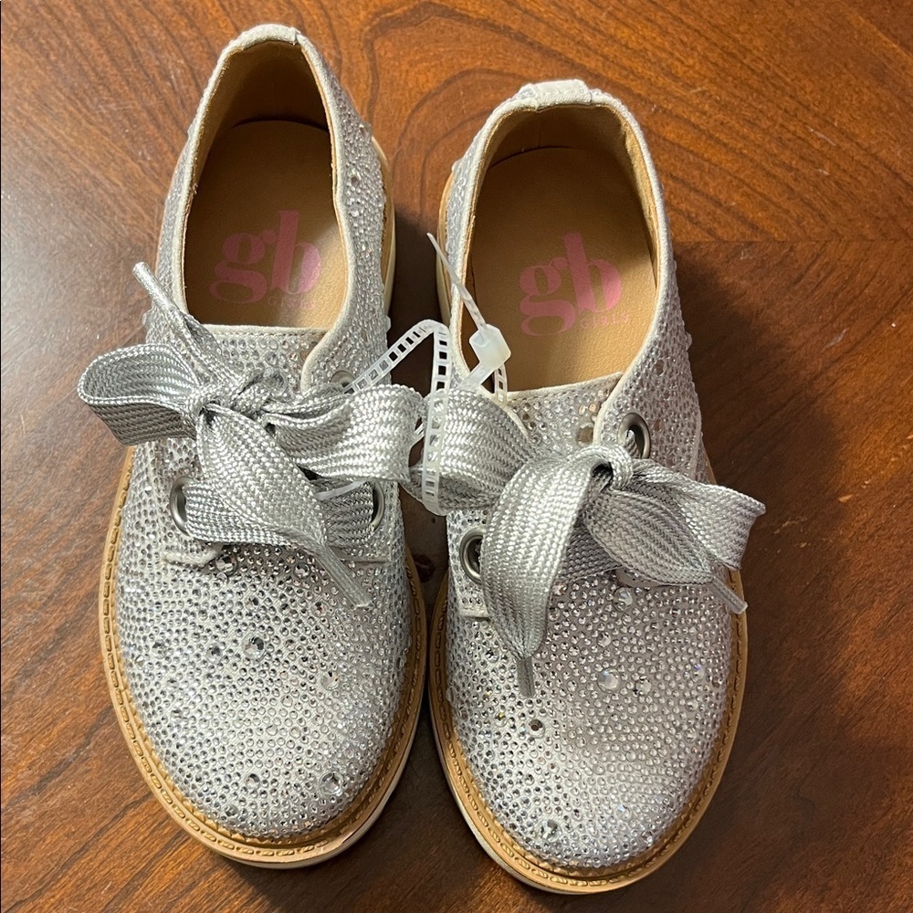 Gianni Bini Silver Glitter Flats - Picture 3 of 11
